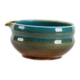 thumbnail image 4 of Cuenco de cerámica para matcha con pico vertedor, taza de té verde, regalo, utensilios artesanales, cuenco para mezclar Chawan para fiestas, jugo Azul, 4 of 8
