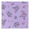 thumbnail image 3 of Legging casual Sanrio Kuromi para Niña, Legging Lurex Diseño Multidireccional Continuo poses Kuromi Lila Talla 8, 3 of 3