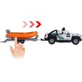 thumbnail image 5 of Camioneta, remolque, juguete, caravana, 2 en 1, juego, RV, autocaravana, juguetes para niños, modelo de coche fundido a presión, coches de juguete de metal, escala 1/36, SUV, fricción Po, 5 of 5