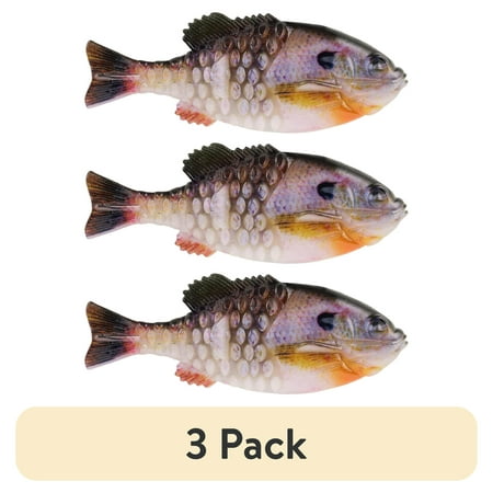 (3 pack) Berkley PowerBait Gilly 90 mm HD Bluegill Swimbait Soft Bait