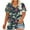Navy 02, variant on Womens Plus Size Tops XL-5X Floral Print Short Sleeve V Neck Tee Shirts Loose Tunic Tshirts Casual Summer Clothes (XL, Navy)