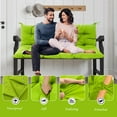 thumbnail image 3 of HONEY HOME 47in x 40 in Porch Swing Cushions, Waterproof Outdoor Glider Cushions with Ties for Backyard and Garden, Grass Green, 3 of 7