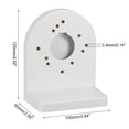 thumbnail image 2 of CCTV Dome Camera Mount - Waterproof Wall Mounting Brackets 125 x 100mm White, 2 of 4