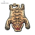 thumbnail image 2 of Tibetan Tiger Rug, 2x3 ft Tiger Shape Wool with Cotton Backing Area Rug, Tiger Design Rug for Luxurious & Aesthetic Home Décor, Ellington Rug, 2 of 8