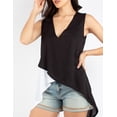 thumbnail image 4 of Maxi blusa bicolor con abertura en la espalda, 4 of 5