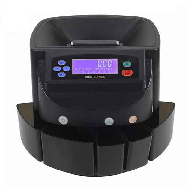 Coin Counter, Sorter, And Wrapper 9005 Customized Mix Value Coin Money Counting Machine Multi-national Type Coin Counter ,User Friendly