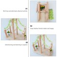 thumbnail image 2 of Shisuyan Support pour Perroquet Kaki 1 Ensemble 11.79X6.29X10.81 Po, 2 of 8