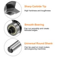 thumbnail image 4 of Uxcell 2pcs Roundover Router Bit 1/4 Shank 3/16" Radius Carbide Tipped Woodworking Tool, 4 of 7