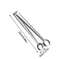 thumbnail image 4 of Xihbxyly Pinzas de Acero Inoxidable, Herramienta Duradera para Asar a La Parrilla, Pinzas Versátiles para Alimentos, Mecanismo de Bloqueo para Un Agarre Seguro, Ideal para Cocinar, Hornear y Asar Al, 4 of 6