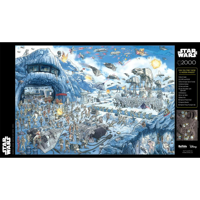 Buffalo Games - Star Wars - Search Inside: Battle of Hoth - 2000 Piece  Jigsaw Puzzle