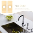 thumbnail image 5 of Faucet Panel 2 Pcs Home Cover Decorative Gold Kitchen Sink Hole Covers Goldendoodle Accessories Stainless Steel, 5 of 6