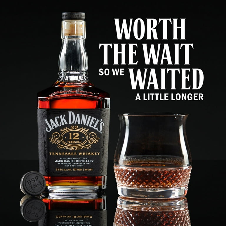 Jack Daniel's 12-Years-Old Tennessee Whiskey, 700 ml Bottle, Batch