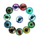 thumbnail image 2 of 20 Piezas Eye Flatback Scrapbooking Cúpula Cabujones Adornos Para Manualidades De Fabricación De Joyas - 12mm perfecl Flatback de cristal, 2 of 8
