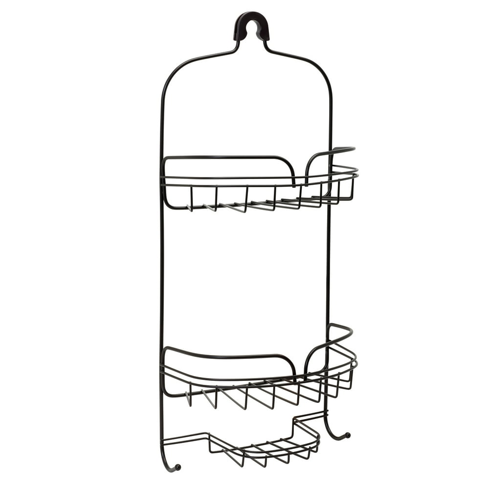 Mainstays Stainless Steel Shower Caddy, OilRubbed Bronze