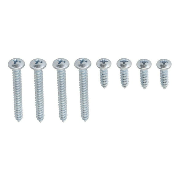 CD-0047-PM Shelf Bracket Screws 8/pk - Platinum