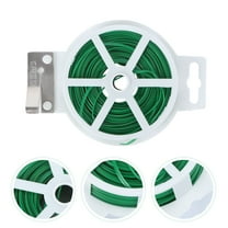 Worgeous 1Set Flower Trellis Tie Wire Cable Reel 100m Length 0.2cm Diameter for Gardening and Plant Support Gardeners