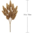 thumbnail image 3 of HESHENG Artificial Plants for Christmas Decor, Plastic Grass Fake Shrubs Simulation Leaves Indoor Outdoor Home Garden Planter Filler Party Hotel Veranda Wedding Faux DIY Decoration, 4 PACK, 3 of 10