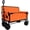 Orange, variant on 3-in-1 Convertible Folding Wagon Cart with Bench Seat& Storage- Heavy-Duty Utility Wagon, 47.55gal Capacity All-Terrain Wheels