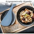 thumbnail image 4 of 3 Pcs Rice Paddle, Non Stick Rice Spoon Rice Spatula, Premium Rice Cooker Rice Scoop Serving Spoons For Home Kitchen Tools (Pink, Green, Blue), 4 of 6