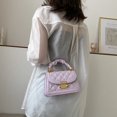 thumbnail image 3 of Bolsos de mujer populares que combinan con todo, estilo coreano 2025, cadena de moda, bandolera de red, bolso de celebridad, bolso cuadrado pequeño, 3 of 5