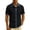 Black#cotton linen shirts for men, variant on Mens Short Sleeve Casual Button Down Shirts Cotton Linen Untucked Dress Shirt Stylish Summer Tops Army Green S