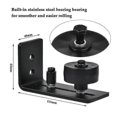 thumbnail image 2 of 8 In 1 Floor Guide Adjustable Sliding Door Floor Guide Wall/bottom Door Guide Sliding Door Guide Kit, 2 of 5