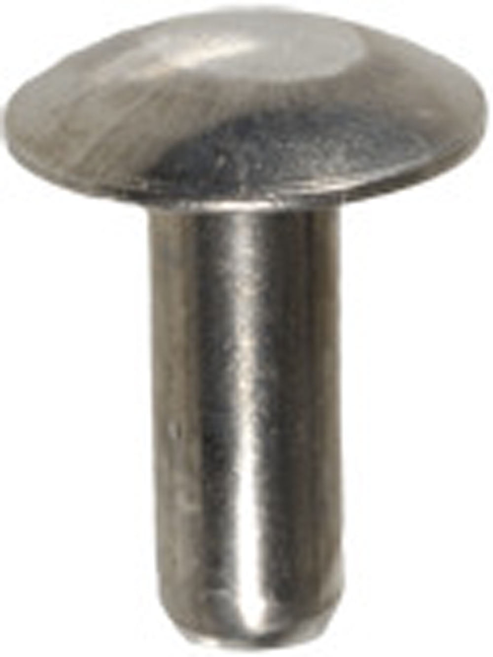 Steel Rivet Solid 3/16" Dia X 1/2" Long. Cup Head 40 No 