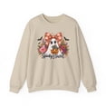 thumbnail image 2 of Cute Ghost Halloween Sweatshirt, Spooky & Sweet Sweatshirt, Floral Ghost, 2 of 6