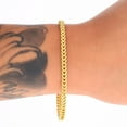thumbnail image 2 of Nuragold 10K Real Yellow Gold Franco Square Chain Wheat Bracelet 7"-9" (1.5mm-6mm) Italian Jewelry for Men & Women, 2 of 18