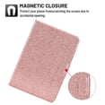 thumbnail image 3 of Decase Folio Case for Apple iPad 10th Generation, Glitter Folio Stand Smart Cover Auto Wake/Sleep PU Leather Protective Case for iPad 10.9 inch 2022,Rosegold, 3 of 7