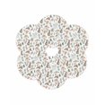 thumbnail image 7 of 13 Inch Round Placemats Set of 6, Bunny Floral Easter Non Slip Heat Insulation PP Table Mats, Elegant Pastoral Spring Floral Washable Place Mats for Kitchen Dining Party Table Decor, 7 of 7