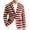 Red, variant on Corduroy Dress Coat for Men with Pockets And Button Closure Long Sleeve Outerwear 1 Pc