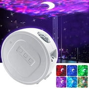 Laser Projector w/LED Nebula Clouds for Adults,Kids,Game Rooms,Home Theatre,or Night Light Ambiance(White)