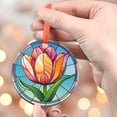 thumbnail image 4 of Tulip Flower Ornament Suncatcher Window Hanging Decor, New House Decor, Flower Lover, Gift For Mom, Flower Tulip Windchimes, 2025, Holiday 2025, Holiday Decoration, Seasonal, 4 of 5