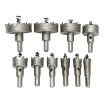 10 Piece Carbide Hole Saw Drill Bit Set