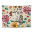 thumbnail image 5 of Orinice Owl Flowers Leaves Tapestry Wall Hanging Unique Style for Home Wall Decor Art Living Room Bedroom Farmhouse Dorm 4 Sizes 60x50inch, 5 of 6