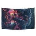 thumbnail image 6 of Yayeee Tapestry Wall Hanging for Bedroom 60 x 40" Home Decoration for Living Room, Glowing Jellyfish, 6 of 7