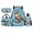 Bubble Hug Otter, variant on Dark Night Firefly Couple Hug Otter Backpack Bundle, 17 Inch Wild Scenery Animal Casual Girls School Bookbag Including Lunch Bag, Stationery Pouch and Water Bottle Carrier