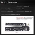 thumbnail image 1 of Ver 009S Plus PCIe Riser PCI Express 1x a 16X Adaptador SATA 15Pin a 6Pin, 1 of 9
