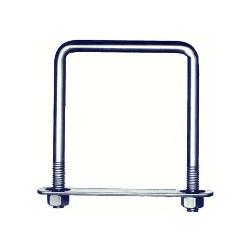 Hindley 2in. X 3in. Square Zinc UBolts 41302 Pack of 10