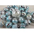 thumbnail image 6 of Big Game toys~25 Glass Marbles White Tiger White/Blue/Black Swirl Classic Style Game Pack (24 Player, 1 Shooter) Decor/Vase Filler/Aquarium, 6 of 6