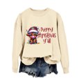 thumbnail image 1 of Christmas Western Print Sweatshirt For Girls Style Holiday Apparel, 1 of 4