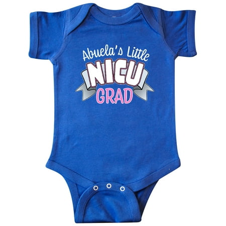 

Inktastic Abuela s Little Nicu Grad in Pink with Banner Gift Baby Boy or Baby Girl Bodysuit