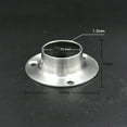 thumbnail image 3 of Support de Tringle de Placard en Acier Inoxydable 2 Pcs, 3 of 4