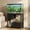 black, variant on 20-29 Gallon Aquarium Stand with Power Outlet, Heavy Duty Metal and Wood Fish Tank Stand with 6-Leg Support & 4-Tier Open Storage Shelves, Stable Base for Reptile, Turtle & Fish Tanks