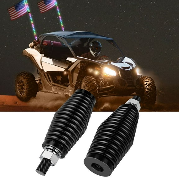 Nilight 2pcs Heavy Duty Barrel Spring Mounting Base for Whip Light ATV UTV RZR SXS Can Am Truck Jeep Off Road