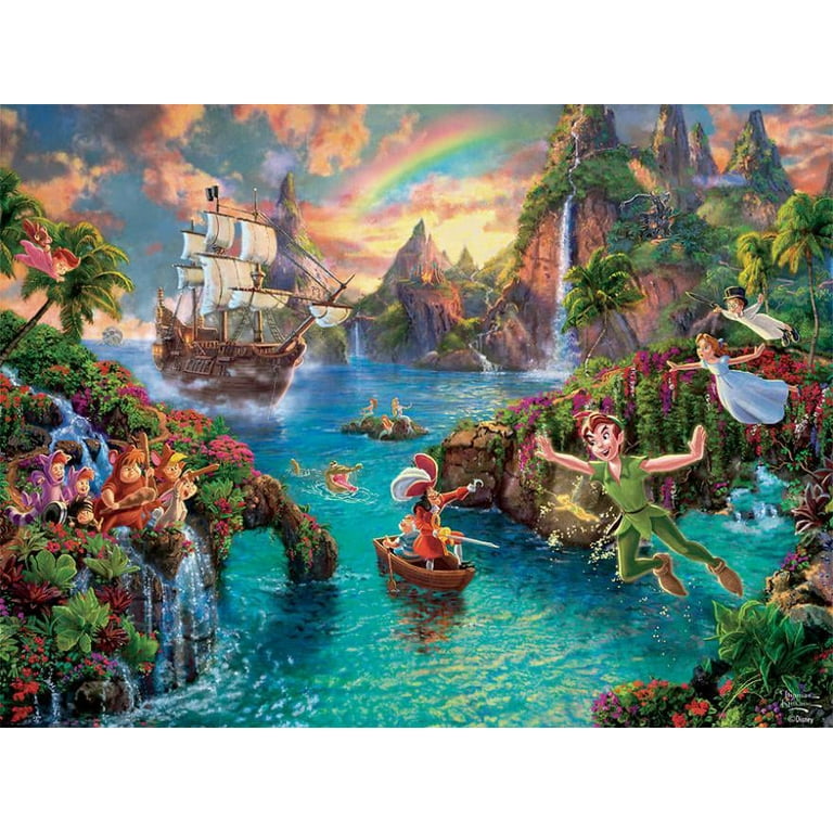 Thomas Kinkade Disney Dreams - Peter Pan's Neverland: 750 Pcs