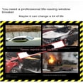 thumbnail image 4 of Paquete familiar de 4 herramientas de escape para el automóvil, martillo de emergencia, rompeventanas, cortador de cinturón de seguridad y silbato, 4 of 5