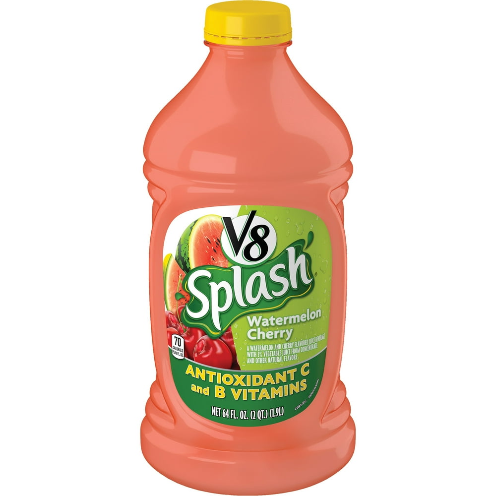 V8 Splash Watermelon Cherry, 64 oz.
