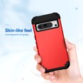 thumbnail image 3 of ELEHOLD Rugged Case for Google Pixel 8 Pro Hard PC Soft Silicone Hybrid Shockproof Scratch-Resistant Anti-Fingerprint Slim Thin Case for Google Pixel 8 Pro,Red, 3 of 7